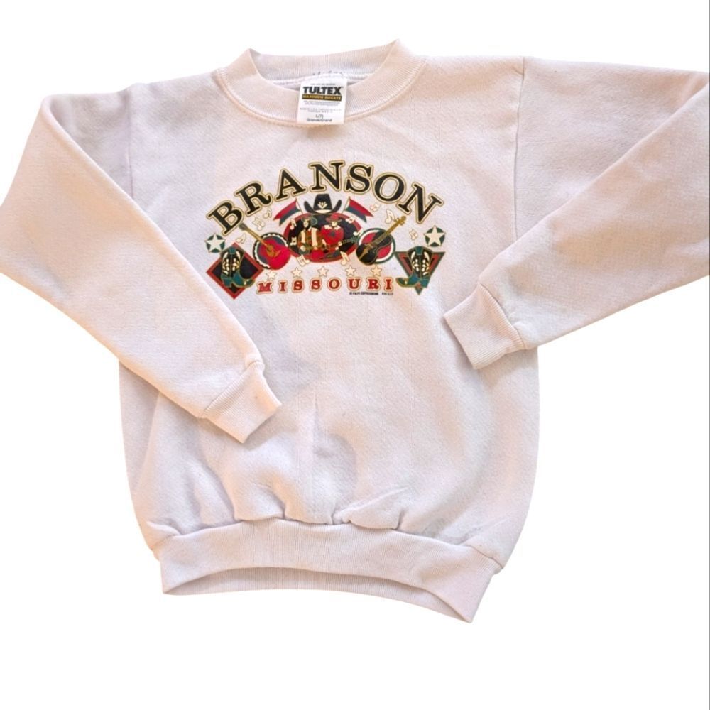 Kids Vintage Branson Missouri‎ souvenir sweatshirt Western country size 7